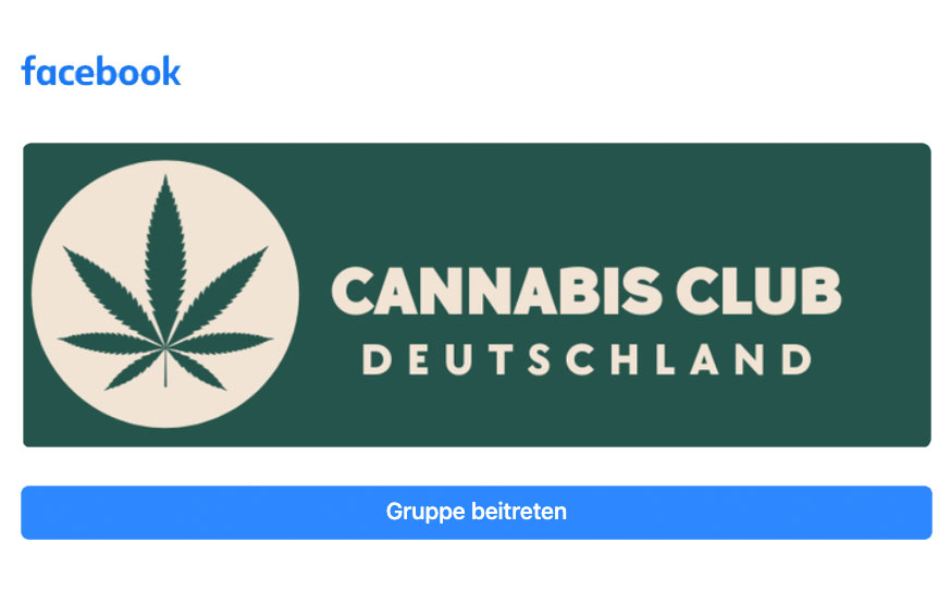 Cannabisclub Deutschland Facebook Gruppe